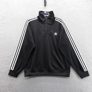 adidas Originals Black Quarter-Zip Sweatshirt